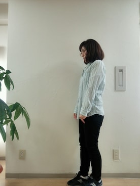 さとみこさん（レディース・158cm）の秋コーディネート