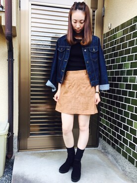 ENA☆さん（レディース・158cm）の秋コーディネート