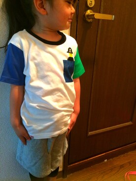 「UNIQLO（ユニクロ）のアイテム（Tシャツ/カットソー、ホワイト系）」を使った、サニーさん（レディース）の春コーディネート