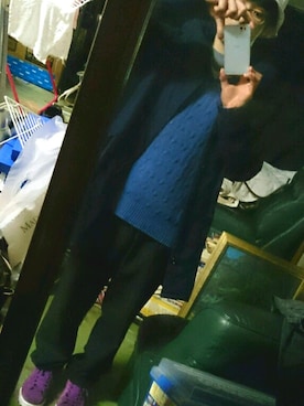 「rehacer（レアセル）のアイテム（モッズコート）」を使った、stさん（メンズ・167cm）の春コーディネート