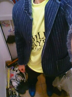 「Influence（インフルエンス）のアイテム」を使った、stさん（メンズ・167cm）の春コーディネート