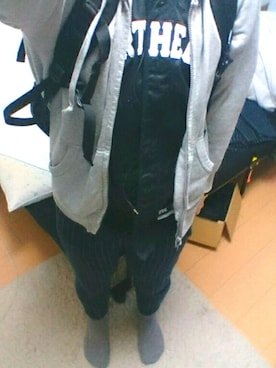 「Influence（インフルエンス）のアイテム」を使った、stさん（メンズ・167cm）の春コーディネート