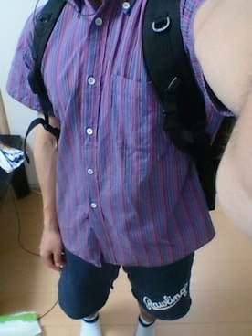 「Lowe alpine（ロウアルパイン）のアイテム」を使った、stさん（メンズ・167cm）の夏コーディネート