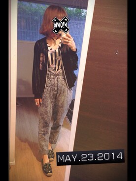 「透け素材」｜「アイテム（ジャケット/アウター）」を使った、もかちーのさん（レディース・156cm）の春コーディネート