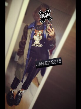 もかちーのさん（レディース・156cm）の冬コーディネート