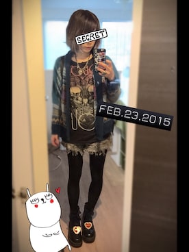「寒かった」｜「アイテム（ブーツ）」を使った、もかちーのさん（レディース・156cm）の冬コーディネート