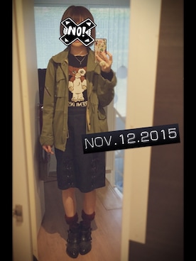 もかちーのさん（レディース・156cm）の秋コーディネート