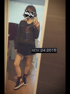 もかちーのさん（レディース・156cm）の秋コーディネート