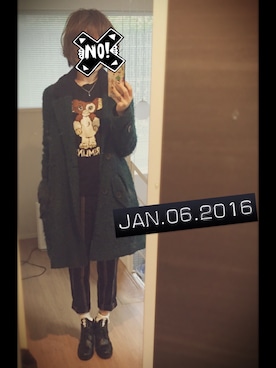 もかちーのさん（レディース・156cm）の冬コーディネート
