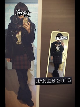 もかちーのさん（レディース・156cm）の冬コーディネート