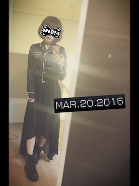 「パジャマ」｜「アイテム（その他アウター）」を使った、もかちーのさん（レディース・156cm）の春コーディネート