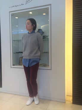 「HELIOPOLE（エリオポール）のアイテム（その他シューズ）」を使った、i_k_u_m_iさん（レディース・158cm）の冬コーディネート