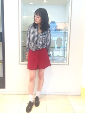 「HELIOPOLE（エリオポール）のアイテム（その他シューズ）」を使った、i_k_u_m_iさん（レディース・158cm）の冬コーディネート