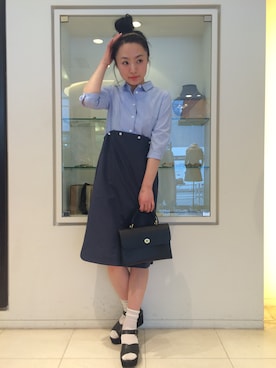 「HELIOPOLE（エリオポール）のアイテム（アクセサリー）」を使った、i_k_u_m_iさん（レディース・158cm）の春コーディネート