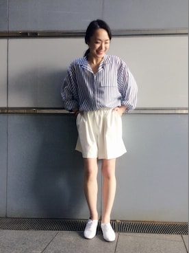「HELIOPOLE（エリオポール）のアイテム（その他シューズ）」を使った、i_k_u_m_iさん（レディース・158cm）の春コーディネート