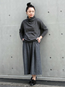 「HELIOPOLE(HELIOPOLE)」｜i_k_u_m_iさん（レディース・158cm）の秋コーディネート