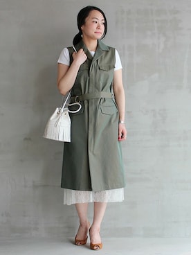 「J&M Davidson（ジェイアンドエムデヴィッドソン）のアイテム」を使った、i_k_u_m_iさん（レディース・158cm）の春コーディネート