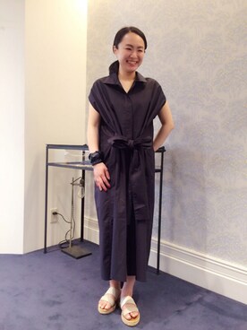 「HELIOPOLE（エリオポール）のアイテム（サンダル）」を使った、i_k_u_m_iさん（レディース・158cm）の春コーディネート