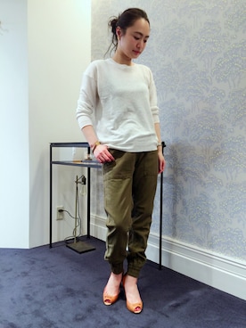 「NLST（エヌリスト）のアイテム」を使った、i_k_u_m_iさん（レディース・158cm）の春コーディネート
