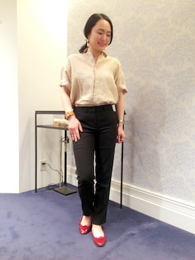 「HELIOPOLE（エリオポール）のアイテム（アクセサリー）」を使った、i_k_u_m_iさん（レディース・158cm）の春コーディネート