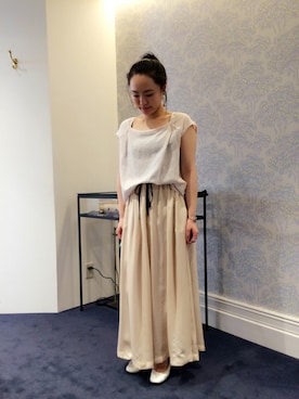 「HELIOPOLE（エリオポール）のアイテム（アクセサリー）」を使った、i_k_u_m_iさん（レディース・158cm）の春コーディネート