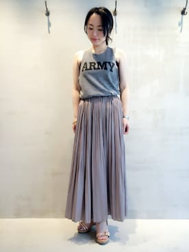 「NLST（エヌリスト）のアイテム」を使った、i_k_u_m_iさん（レディース・158cm）の春コーディネート
