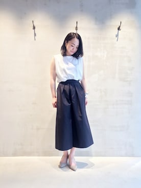 「バンダナ巻き」｜i_k_u_m_iさん（レディース・158cm）の夏コーディネート