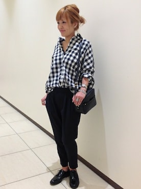 「STEPHEN（ステファン）のアイテム」を使った、JOURNAL STANDARD Lady's 仙台店 スタッフAさん（レディース・160cm）の夏コーディネート