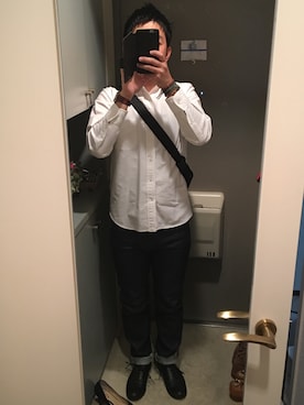 「CRUMPLER（クランプラー）のアイテム」を使った、タレ目さん（メンズ・168cm）の春コーディネート