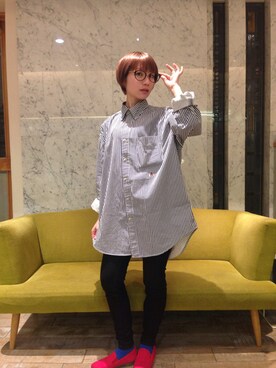 「#shirt」｜SAKKOさん（レディース・152cm）の春コーディネート