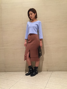 「NINE（ナイン）のアイテム」を使った、Mai Onoさん（レディース・165cm）の夏コーディネート