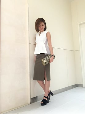 Mai Onoさん（レディース・165cm）の春コーディネート