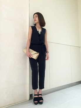 「NINE（ナイン）のアイテム」を使った、Mai Onoさん（レディース・165cm）の夏コーディネート