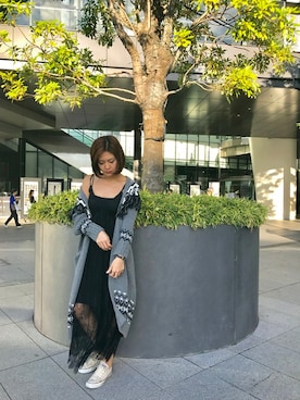 「NINE（ナイン）のアイテム（ワンピース/ドレス）」を使った、Mai Onoさん（レディース・165cm）の秋コーディネート