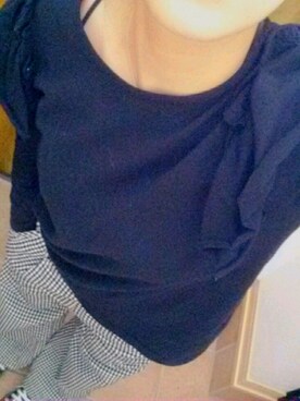 「coca（ANDEX shoes product）（コカ）のアイテム（Tシャツ/カットソー）」を使った、ri____023さん（レディース・161cm）の冬コーディネート