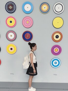 「iohll（iohll）のアイテム」を使った、吳宜凌さん（レディース・155cm）の冬コーディネート