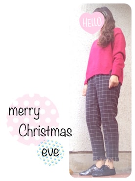 「MAR（メーア）のアイテム」を使った、eri*さん（レディース・160cm）の冬コーディネート