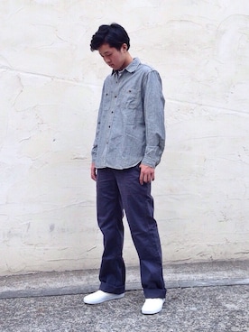 「FREEWHEELERS（フリーホイーラーズ）のアイテム（トップス）」を使った、ʀɪᴋɪᴛᴀさん（メンズ・176cm）の春コーディネート
