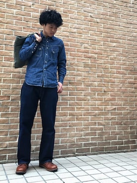 「Buzz Rickson's（バズリクソンズ）のアイテム（バッグ）」を使った、ʀɪᴋɪᴛᴀさん（メンズ・178cm）の春コーディネート