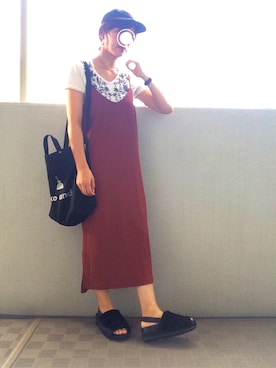 「STUDIOUS（ステュディオス）のアイテム（腕時計）」を使った、ぺるもっちさん（レディース・162cm）の秋コーディネート