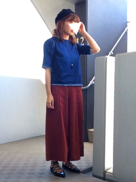 ぺるもっちさん（レディース・162cm）の秋コーディネート