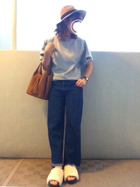 「フリンジバック」｜ぺるもっちさん（レディース・162cm）の秋コーディネート