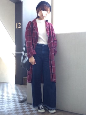 ぺるもっちさん(レディース・162cm)の冬コーディネート