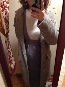 「Verybrain（ベリーブレイン）のアイテム（つなぎ/オールインワン）」を使った、あ-たんさん（レディース・159cm）の冬コーディネート