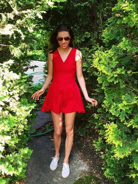 「rompers_wmag」｜Sarahさん（レディース・168cm）の夏コーディネート