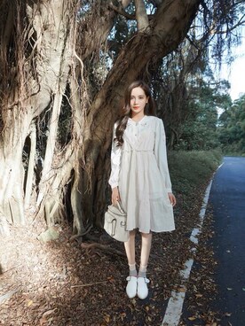 「Ballet.A（バレット　エー）のアイテム」を使った、張圈圈Dorisさん（レディース・164cm）の夏コーディネート