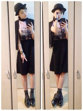 「YEVS（イーブス）のアイテム（スカート）」を使った、yuさん（レディース・163cm）の秋コーディネート