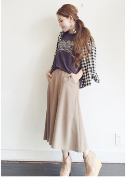 YKさん（レディース・150cm）の秋コーディネート