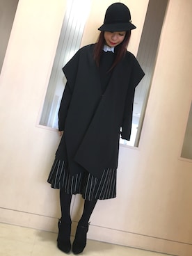 「WORKS（ワークス）のアイテム（ジャケット/アウター）」を使った、わーたんさん（レディース・154cm）の秋コーディネート