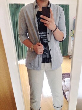 saku0222さん（メンズ・162cm）の夏コーディネート